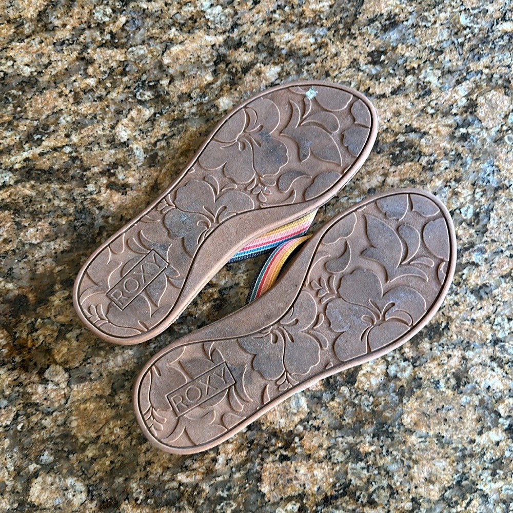 Roxy flip flops - Picture 3 of 4